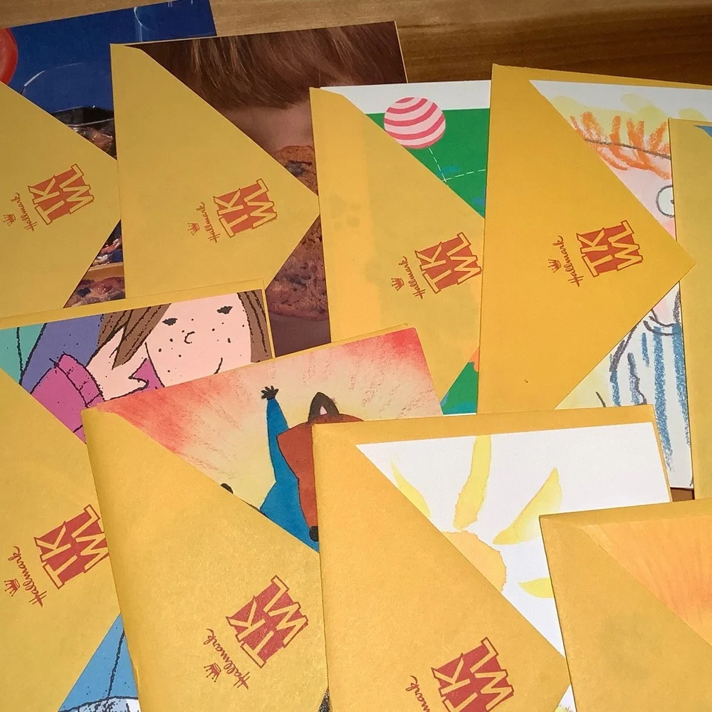 Lot of 17 Hallmark To Kids With Love Greeting Cards